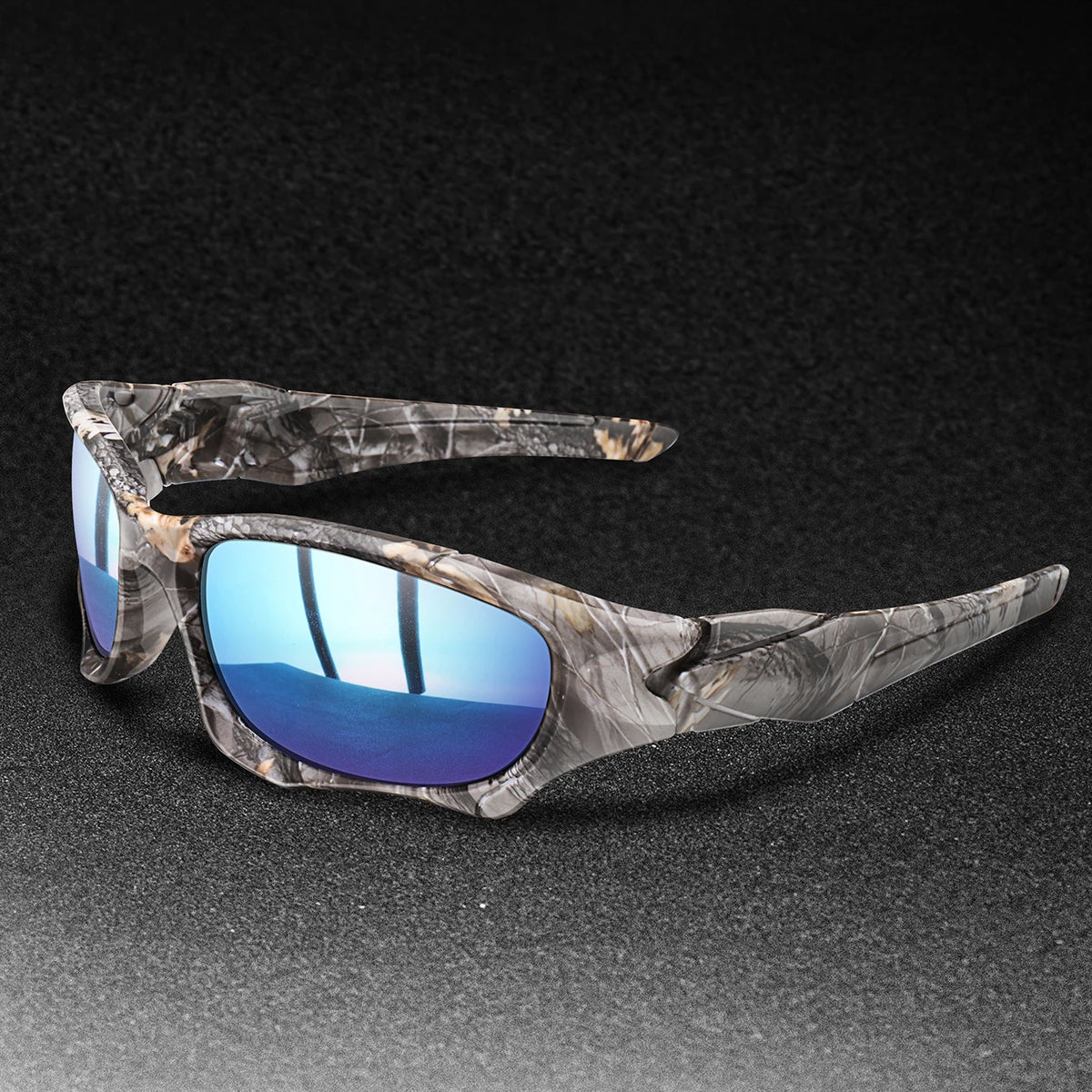 Polarized Fishing Sunglasses for Men Women Classic Camouflage Shades with UV Protection for Outdoor Driving Cycling Hiking -…