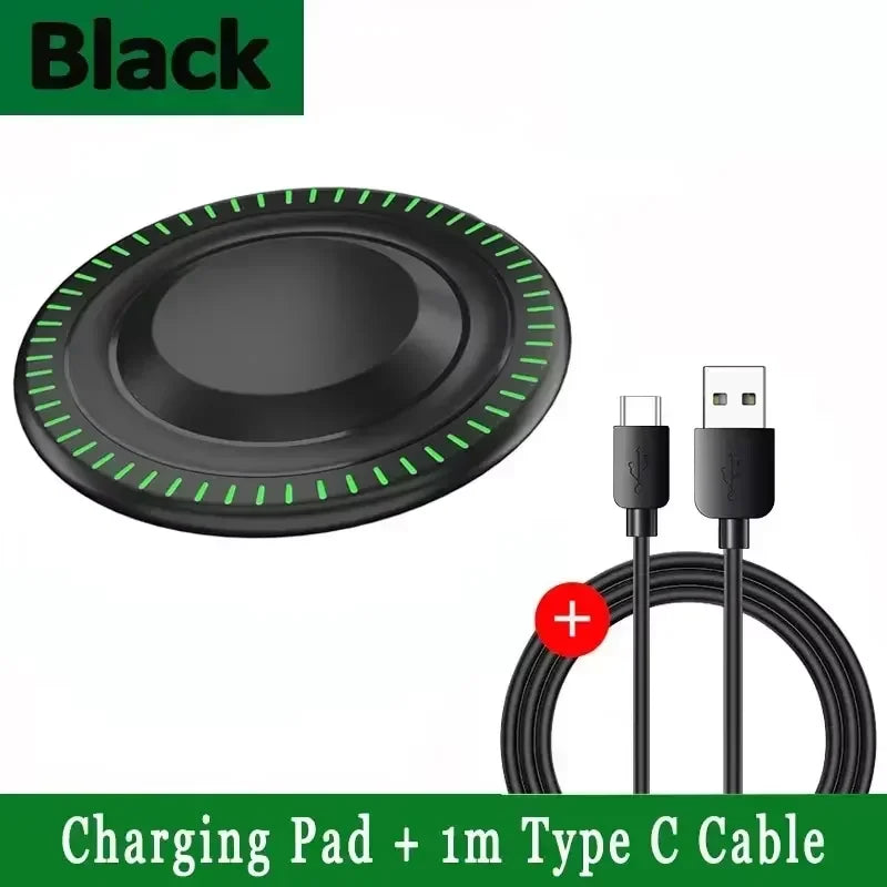 100W Fast Wireless Charger Pad For iPhone 15 14 13 12 X Pro Max 8 Samsung Galaxy S23 Xiaomi Wireless Charging Station Charge…