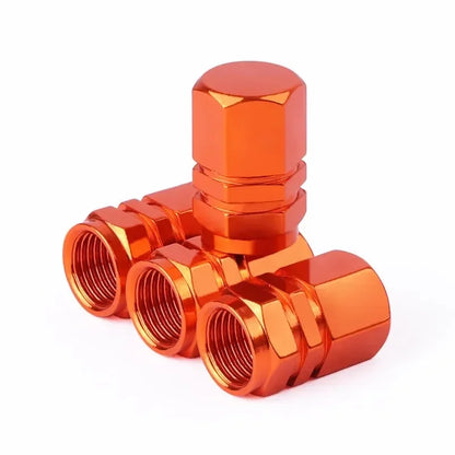 Tire Valve Stem Caps Decorative Tires Accessories Aluminum Alloy Nipple Wheel Caps For Cars Motorcycles Bicycle Cover Dustpr…