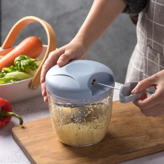 500/900ML Manual Meat Mincer Garlic Chopper Rotate Garlic Press Crusher Vegetable Onion Cutter Kitchen Cooking Accessories -…