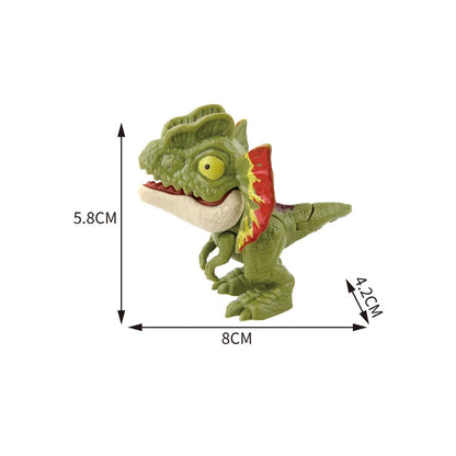 Jurassic Finger Dinosaur Triceratops Tyrannosaurus Model Toys for Kids Creative Finger Biting Dinosaurs Interactive Toy Boy…