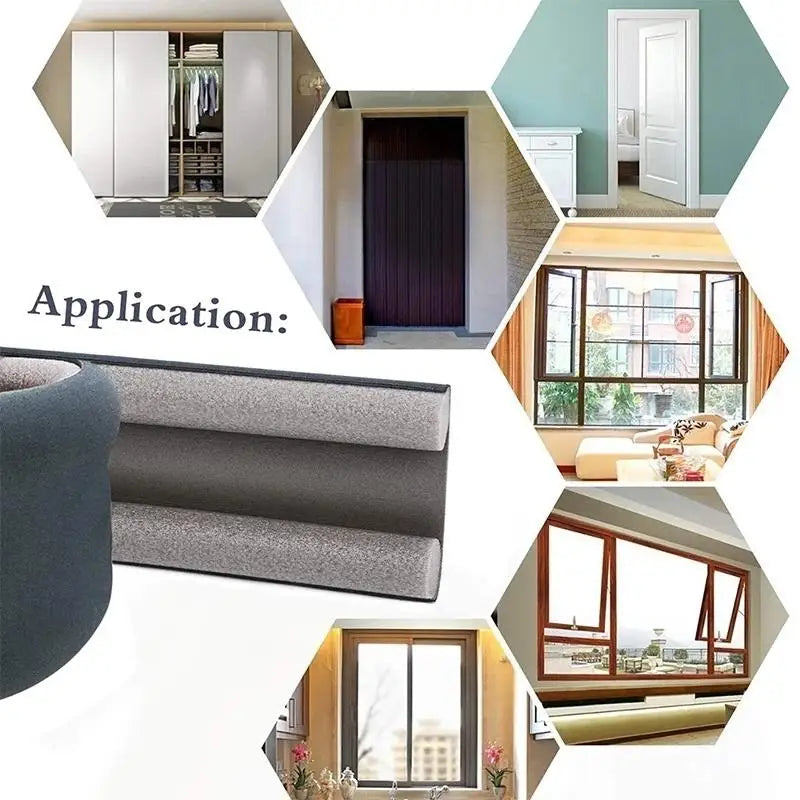 2/1PC Flexible Under Door Draft Stopper Door Bottom Seal Strip Weather Strip Thicker Anti-Cold Gap Blocker Sealing Weather S…