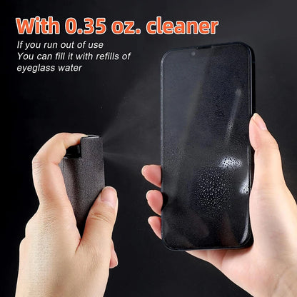 2 in 1 Microfiber Screen Cleaner Spray Bottle Mobile Phone Tablet Computer Microfiber Cloth Cleaning Wipes For iPhone Samsun…