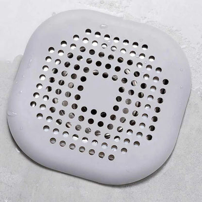 Square Silicone Drain Sticker Bathroom Sewer Hair Filter Drain Cover Household Bathroom Drain Mat - image 4