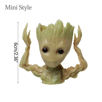 Home Decoration Crafts Miniature Model Office Desktop Display Cartoon Groot Figurines Handicrafts Decor Tree Man Ornament 5C…
