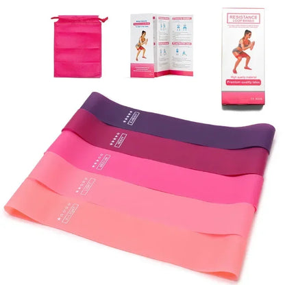 Portable Fitness Workout Equipment Rubber Resistance Bands Yoga Gym Elastic Gum Strength Pilates Crossfit Women Weight Sport…