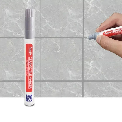 1/3 Pcs Waterproof White Marker Pen Wall Seam Repair Tiles Grout Markers Pens Floor Bathroom Decontamination Paint Brush Too…