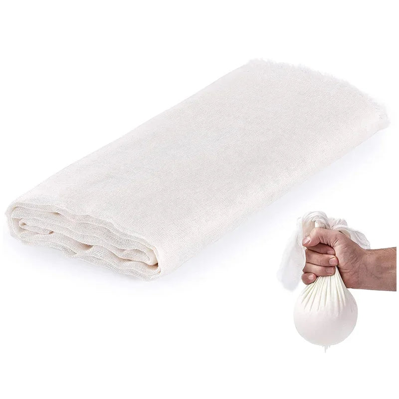 Cheese Cloths Hemmed Cheesecloth for Straining Reusable Cloth Strainer Muslin Cloth for Cooking Baking Juicing - image 5