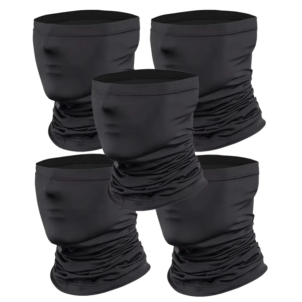 Cycling Face Mask Absorb Sweat Breathable Fishing Training Sport UV Face Scarf Neck Gaiter Summer Face Bandana - image 8