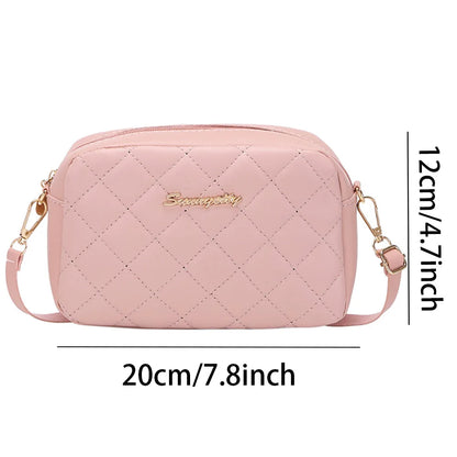 2024 Tassel Small Messenger Bag For Women Trend Lingge Embroidery Camera Female Shoulder Bag Fashion Chain Ladies Crossbody…
