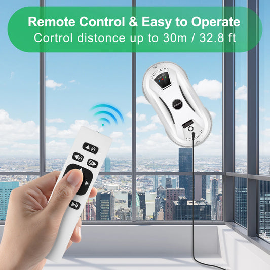 PuRuiKai Home Window Cleaning Robot Smart Window Glass Vacuum Cleaner One-key Glass Wall Cleaning Machine - image 2