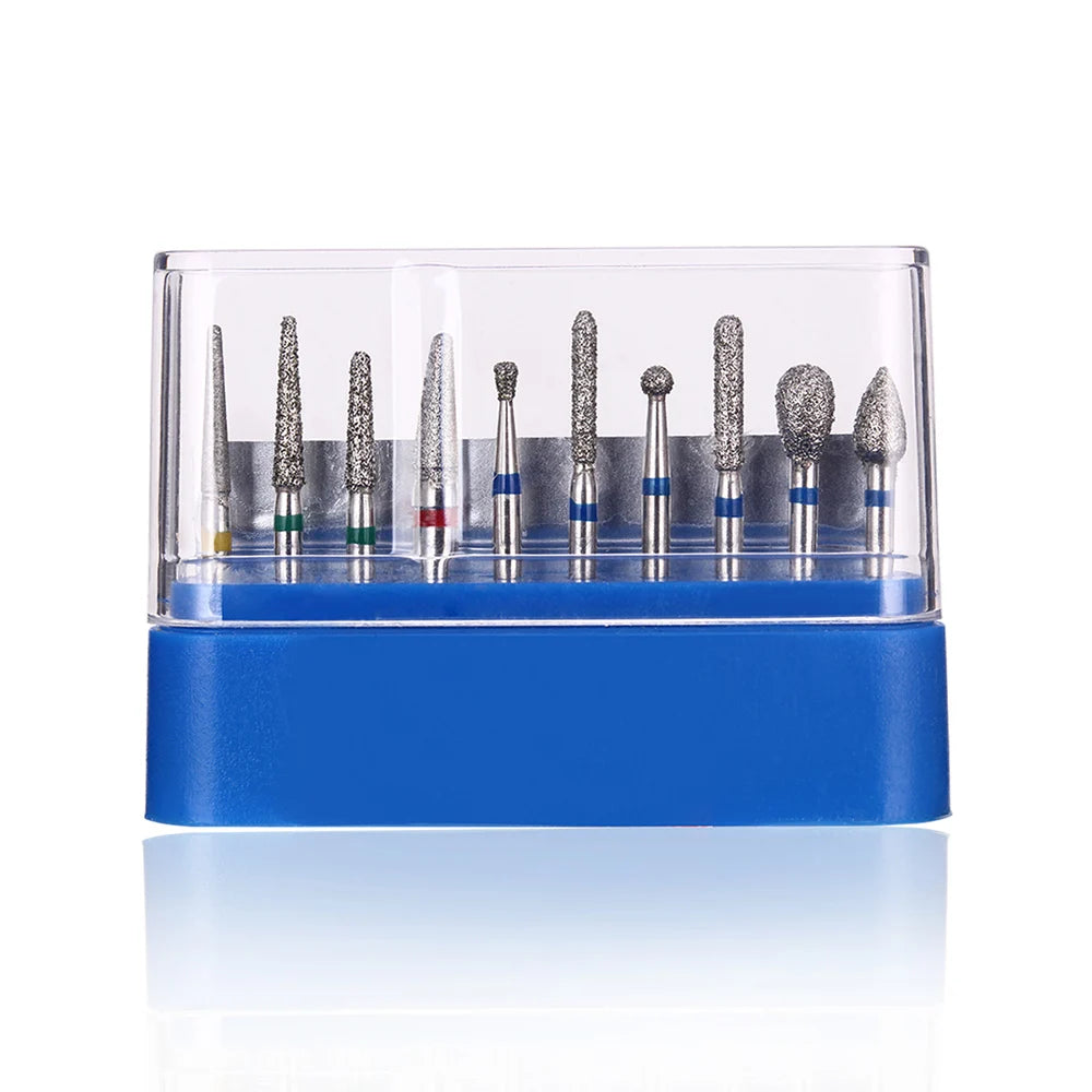 1BOX Azdent DENTAL Diamond Bur Kit With Storage Box Various Functions Optional Fit for High Speed Handpiece - image 6