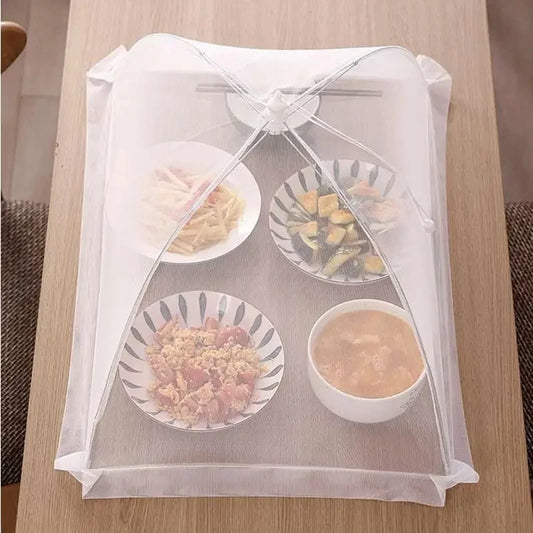 Food Cover Mesh Folding Washable Flies Tables Cover Insect Proof Protective Dish Covers Home Kitchen Storage Accessaries - i…