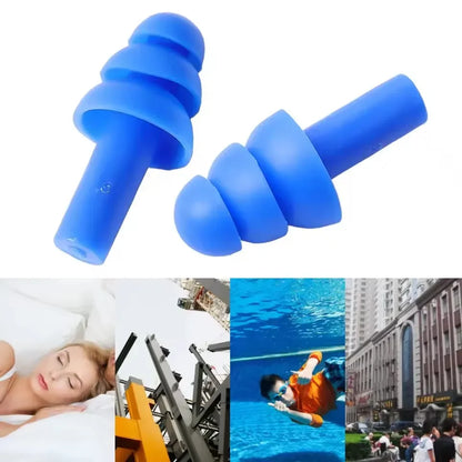 25/1Pair Ear Plugs Sleeping Noise Cancelling Reusable Silicone Sound Block Earplugs Summer Waterproof Swimming Ear Plug With…