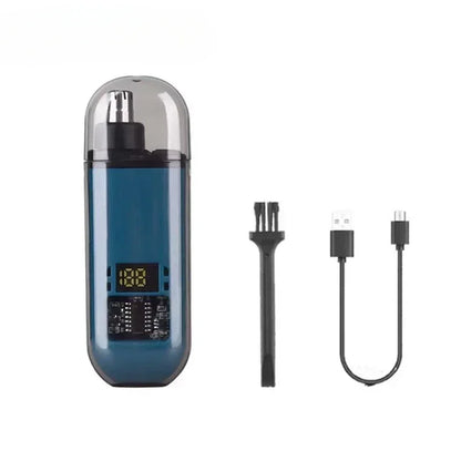 Nose Ear Hair Trimmer for Men - USB C Rechargeable Portable Fast Charge, Compact Grooming Kit - image 9