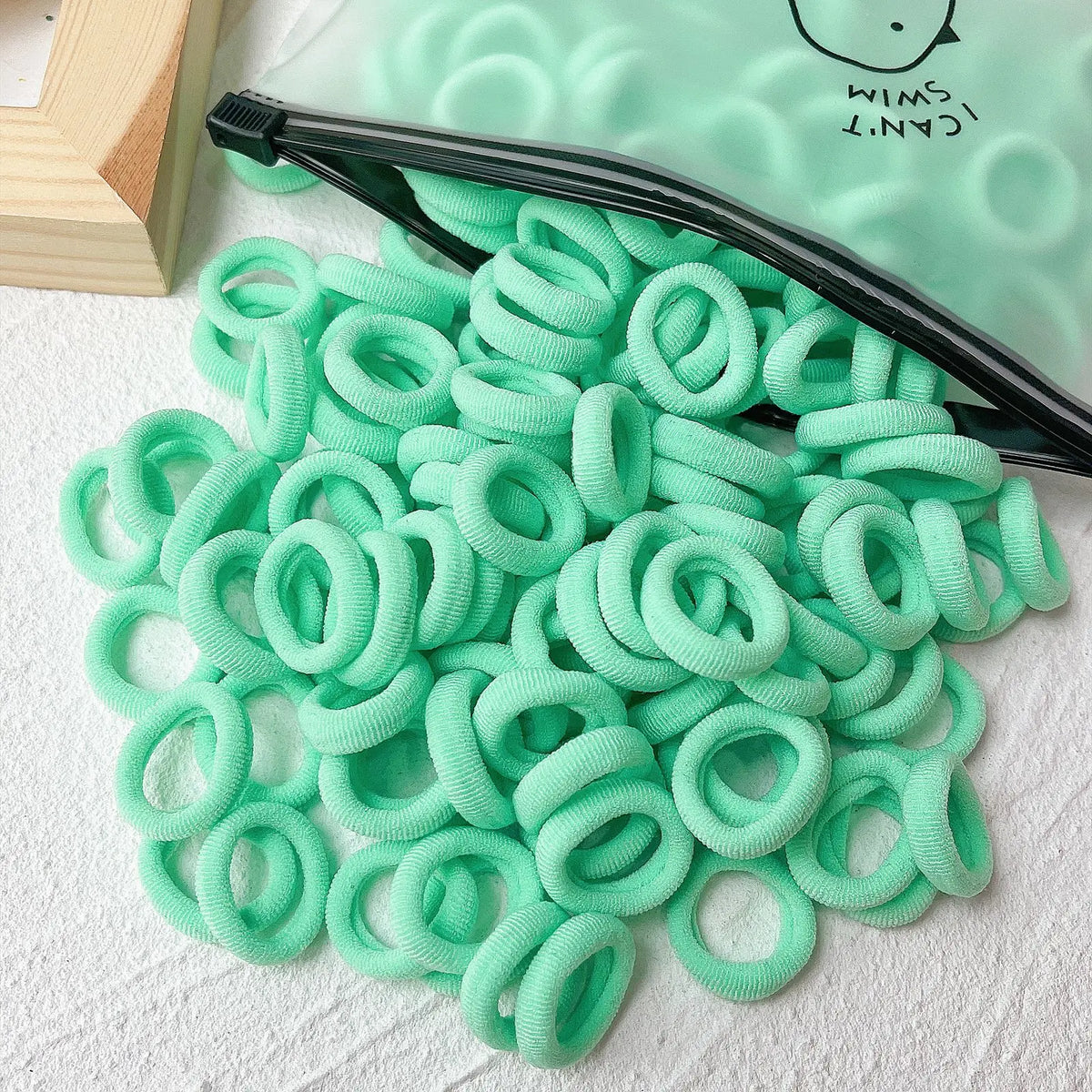 20/50pcs Kids Elastic Hair Bands Girls Sweets Scrunchie Rubber Band for Children Hair Ties Clips Headband Baby Hair Accessor…