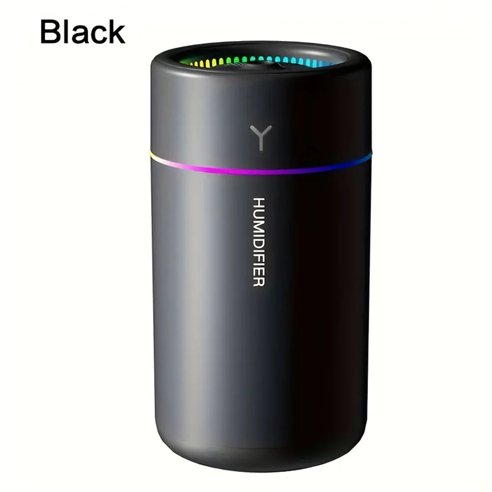 1pc Car Humidifier Colorful LED Aromatherapy Humidifier Silent Ultrasonic Air Aromatherapy Machine Suitable for Bedroom Offi…