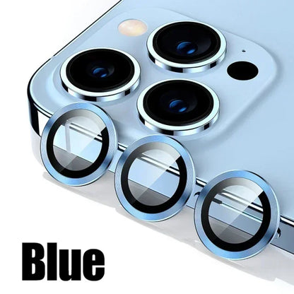 3Pcs Metal Lens Protector Glass For iPhone 15 13 12 11 14 Pro Max Back Camera Lens Protection Film For iPhone 13 Mini 14 15…
