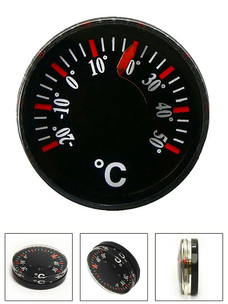 20/27mm High Precision Thermometer Casement Indoor Outdoor Wall Garden Dial Measurement For Gardens Kitchens Living Room - i…