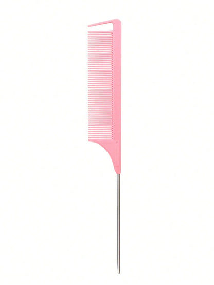 stainless steel pointed tail hair, hair comb hair brush salon hair styling tool hair comb, Special for real hair wigs - imag…