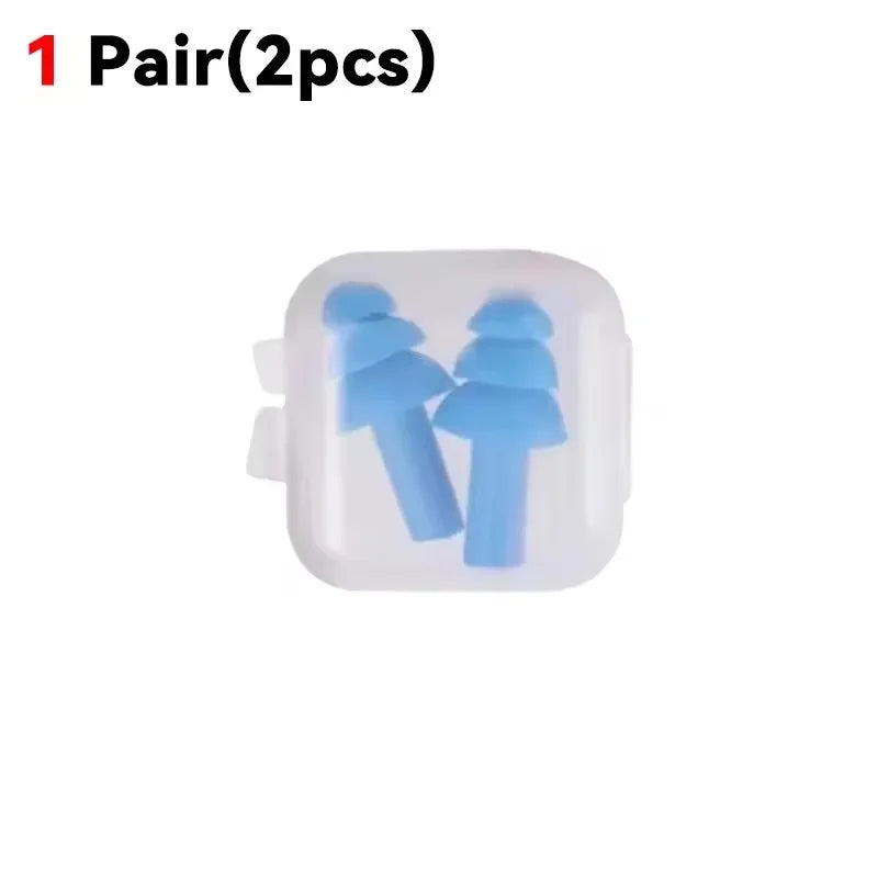 25/1Pair Ear Plugs Sleeping Noise Cancelling Reusable Silicone Sound Block Earplugs Summer Waterproof Swimming Ear Plug With…