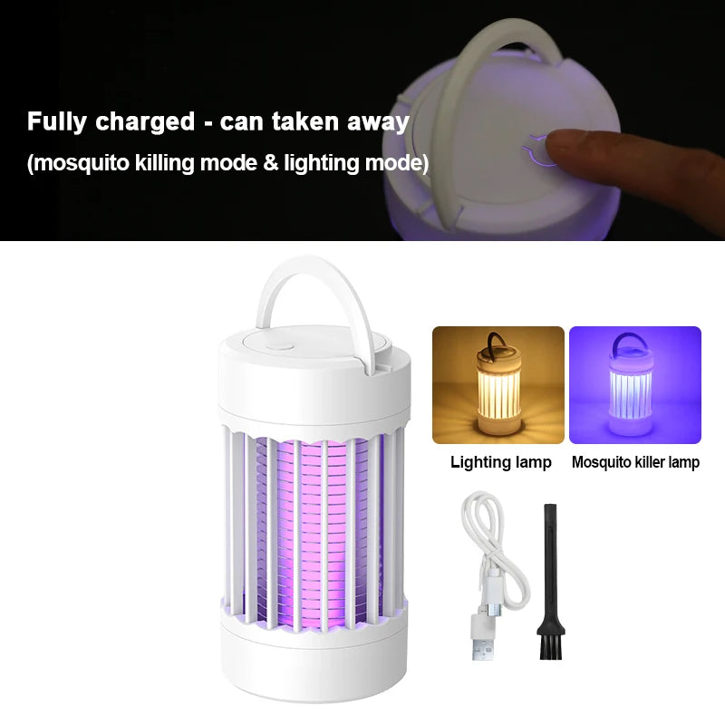 Electric Mosquito Killer Lamp UV Light Bug Zapper Trap USB 5V Summer Fly Swatter Insect Killer Light Camping - image 10