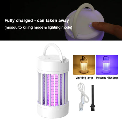 Electric Mosquito Killer Lamp UV Light Bug Zapper Trap USB 5V Summer Fly Swatter Insect Killer Light Camping - image 10