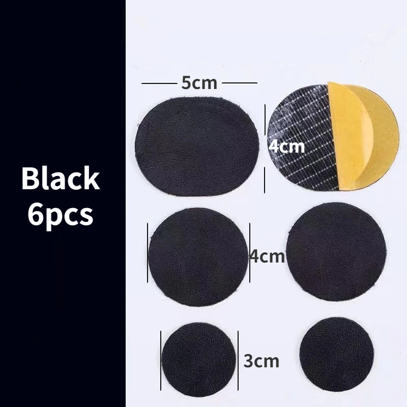 6pcs Sports Shoes Repair Stickers Suede Heel Protector Anti-Wear Repair Holes Self-adhesive Patches Insoles Pad Foot Care In…