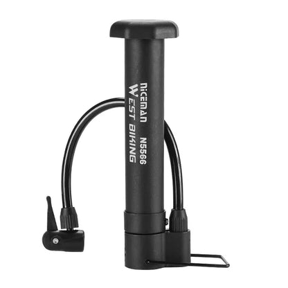 WEST BIKING MTB Bicycle Pump 80 PSI Bike Manual Air Pump Balloon Tire Inflator Schrader Valve Floor Pump Cycling Accesories…