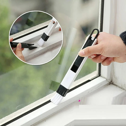 Window Track Cleaner Window Groove Cleaning Brush Tools Set for Door Groove Sliding Door Track Crevice Household Clean Tool…