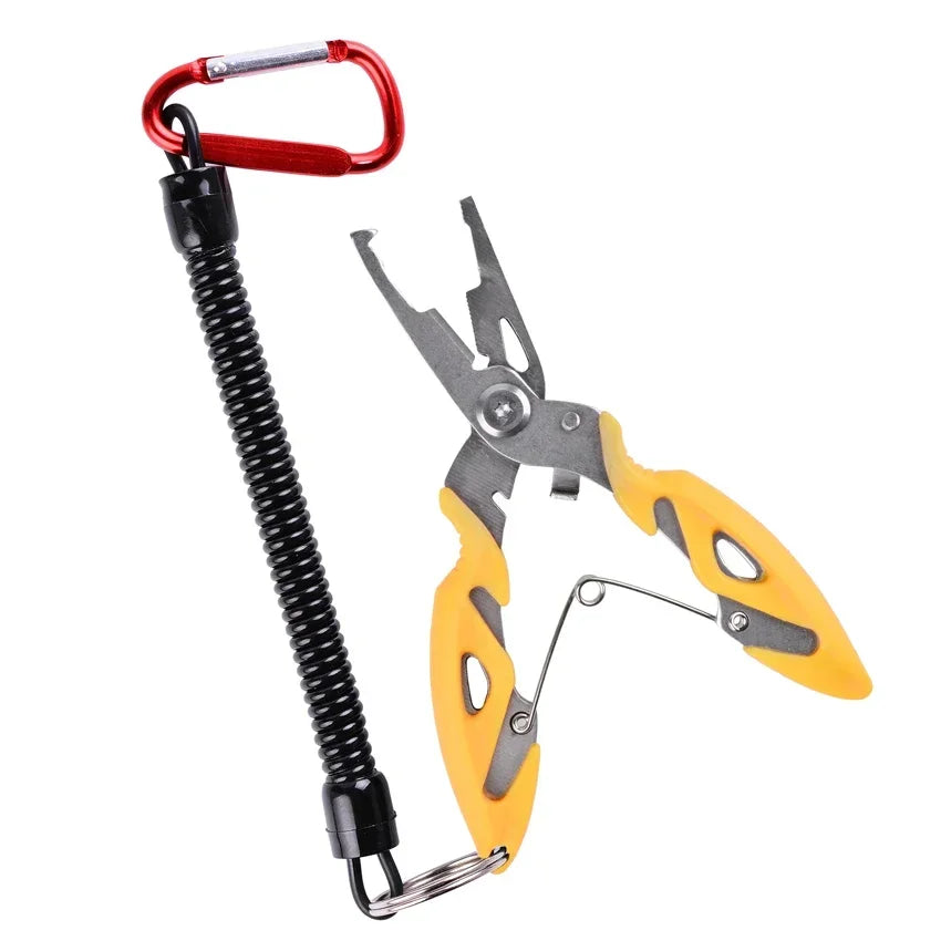 Multifunction Fishing Pliers Tools Accessories for Goods Winter Tackle Pliers Vise Knitting Flies Scissors Braid Set Fish To…