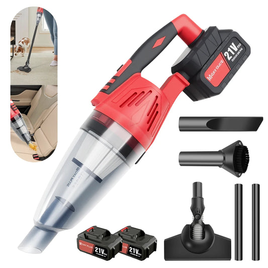 Cordless Vacuum Cleaner, 55KPA Lightweight Vacuum Cleaners for Home with Rechargeable 2200 mAh Battery, Handheld Vacuum for…