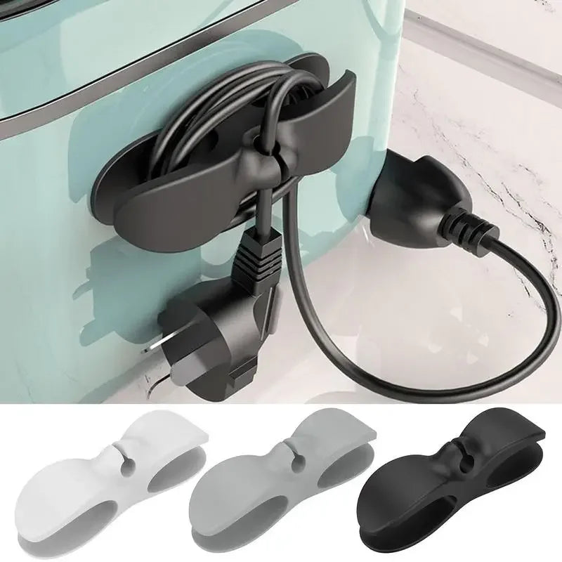 Kitchen Storage Wire Winder, Household Traceless Plug Fixed Power Cord Organizer, Wire and Cable Management, Home Storage To…
