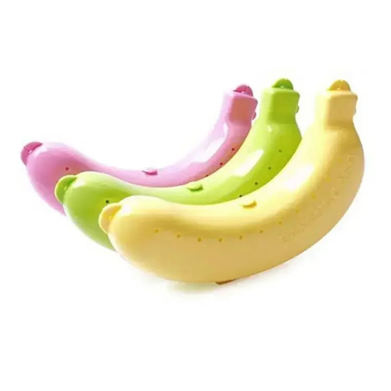 1PC Banana Trip Outdoor Travel Storage Box Cute Banana Case Protector Container Trip Outdoor Lunch Fruit Storage Box Holder…