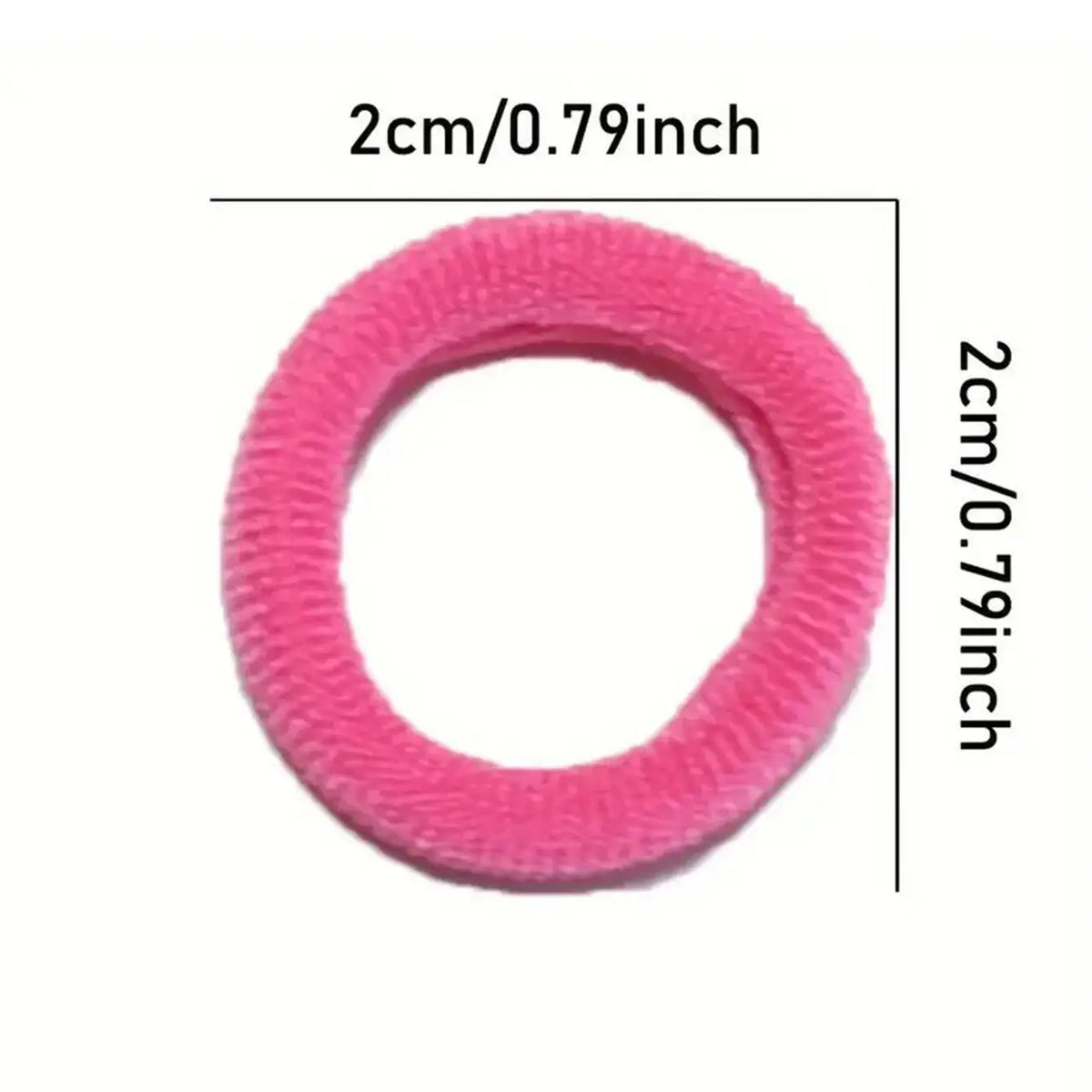 100/300/500 pcs Girls Colorful Elastic Hair Bands Ponytail Hold Hair Tie Rubber Bands Scrunchie Hair Accessories Bands for G…