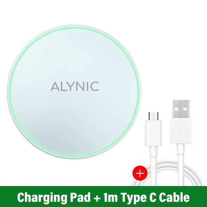 Wireless Charger For iPhone 17 15 14 13 12 X Pro Max Induction Fast Charging Pad Dock Station For Samsung S23 S22 Xiaomi Hua…