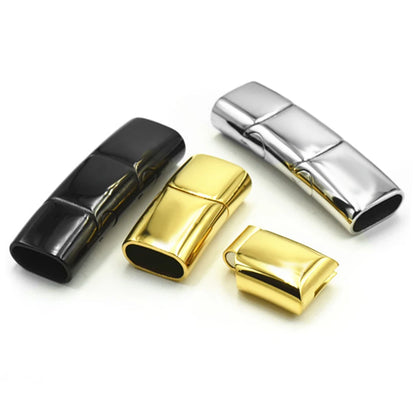 Stainless Steel Magnetic Clasp 8*4mm 10*5mm 12*6mm for DIY Bracelet Accessories Jewellery Making Supplies Jewelry Parts - im…