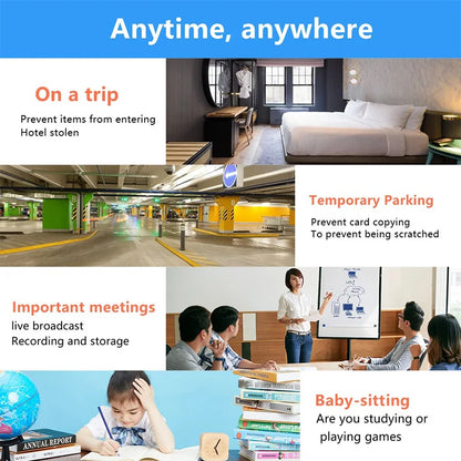 Mini Camera 1080P Clear Night Vision Lightweight Portable Premium Cams Motion Detection Wireless Surveillance Protection Cam…