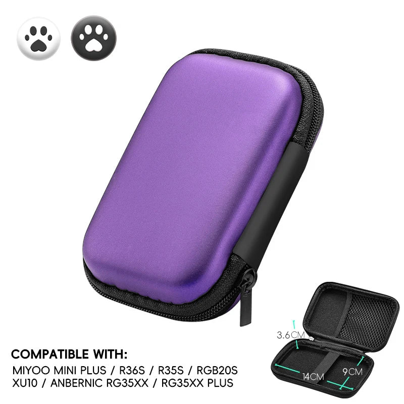 Data Frog for R36S Case Retro Video Game Bags EVA Cover Case for RG35XX R35S Miyoo Mini Plus Founded Protective Bag - image 7