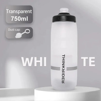 ThinkRider 620ml/750ml Bicycle Bottle MTB Road Bike Water Bottle Outdoor Sports Plastic Portable Large Capacity Drink Cyclin…