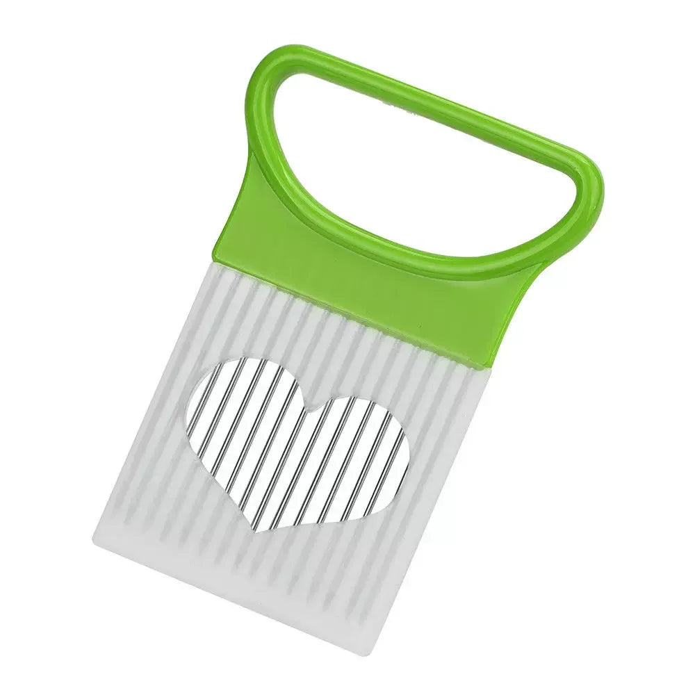 Effortlessly Slice Onions with this 1pc Colorful Onion Slicer Kitchen stainless steel potato chip onion holder - image 7
