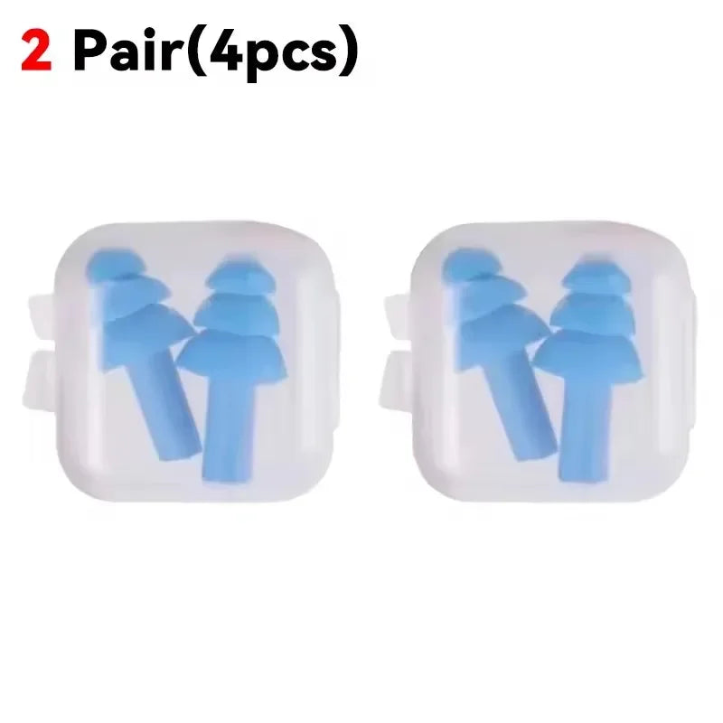 25/1Pair Ear Plugs Sleeping Noise Cancelling Reusable Silicone Sound Block Earplugs Summer Waterproof Swimming Ear Plug With…