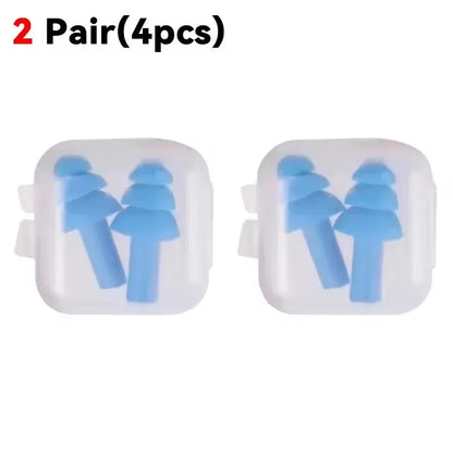 25/1Pair Ear Plugs Sleeping Noise Cancelling Reusable Silicone Sound Block Earplugs Summer Waterproof Swimming Ear Plug With…