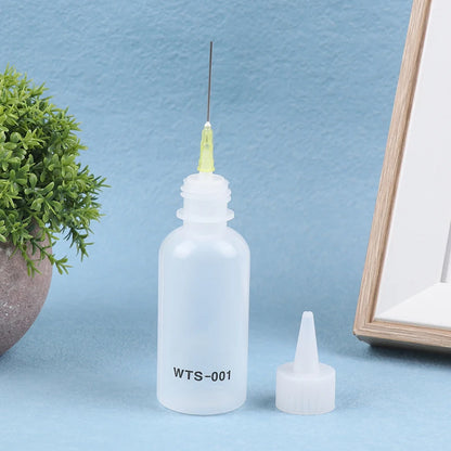 50ML Plastic Liquid Alcohol Bottle For Dispenser Rosin Solder Flux Paste For Phone PCB Cleaning Welding Repair Tools - image…