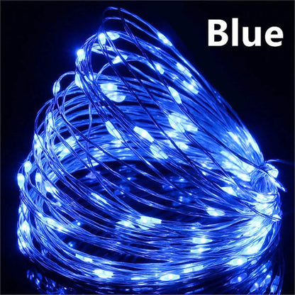 USB Led Fairy Lights Copper Wire String 20M 200LED Holiday Outdoor Lamp Garland For Christmas Tree Wedding Party Decoration…