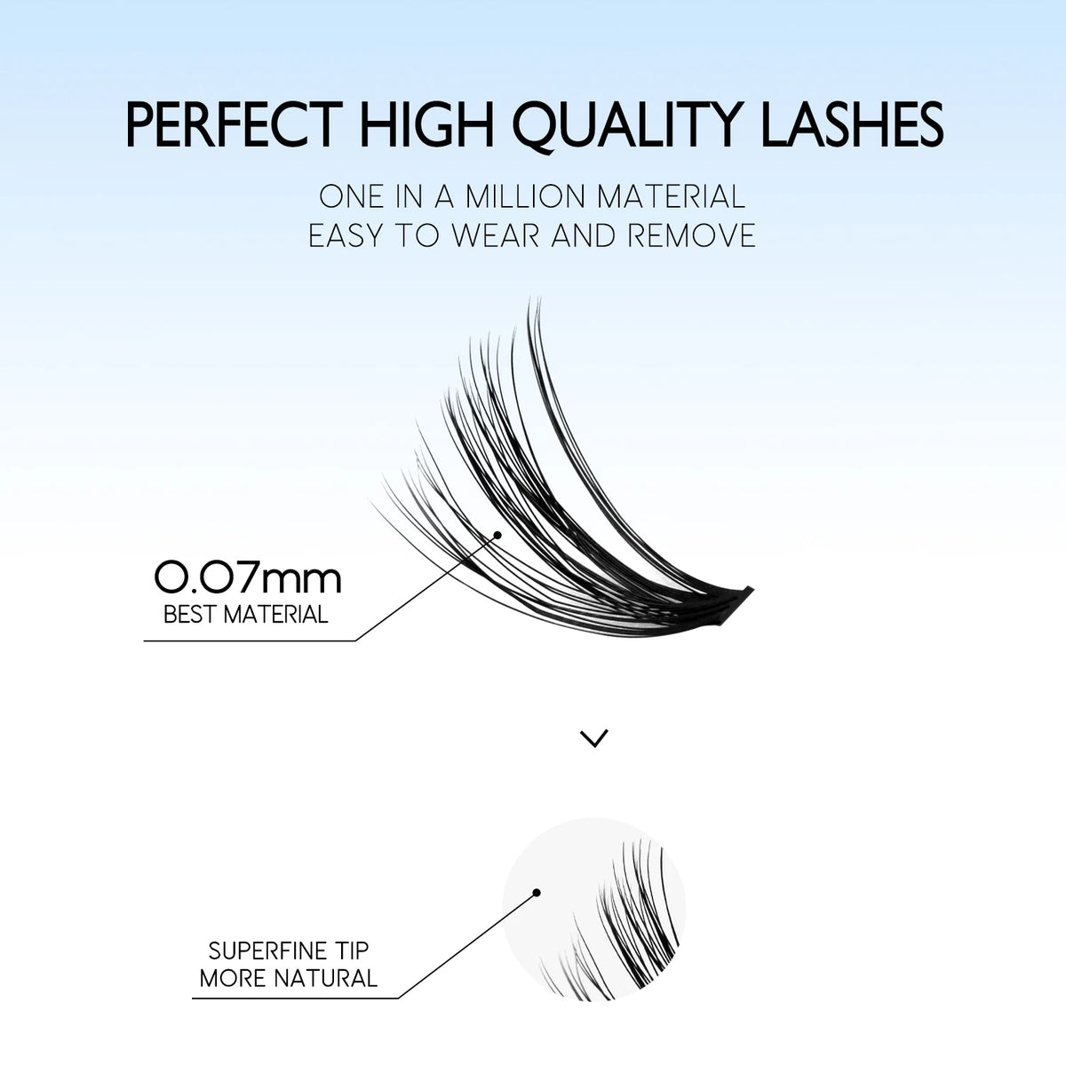 GROINNEYA DIY Lash Extension Kit Individual Lashes Cluster Mix Eyelashes Full Set Lashes Kit with Lash Bond and Seal At Home…