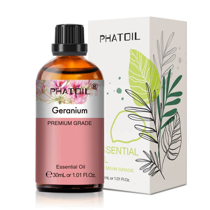 PHATOIL 1PCS Aromatherapy Essential Oil 30ml Lemon Eucalyptus Lavender Bergamot Jasmine Juniper Rose Vanilla Aroma Essential…