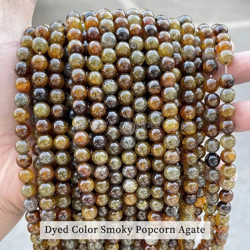 Natural Stone Golden Obsidian Bead Irisation Round Loose Spacer 4 6 8 10 12mm For Jewelry Making Diy Bracelet Necklace Acces…