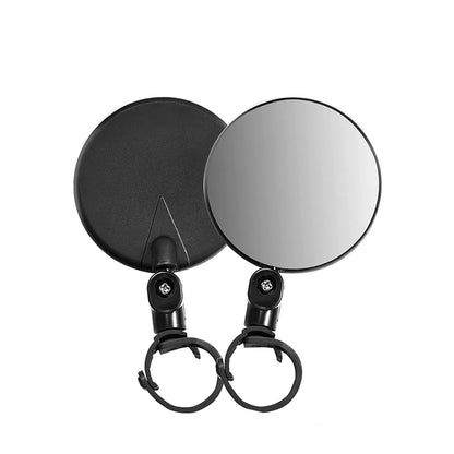 1/2PCS Bicycle Rearview Mirror 360 Degree Adjustable Rotatable Universal Cycling Handlebar Rear View Mirrors for MTB Road Bi…