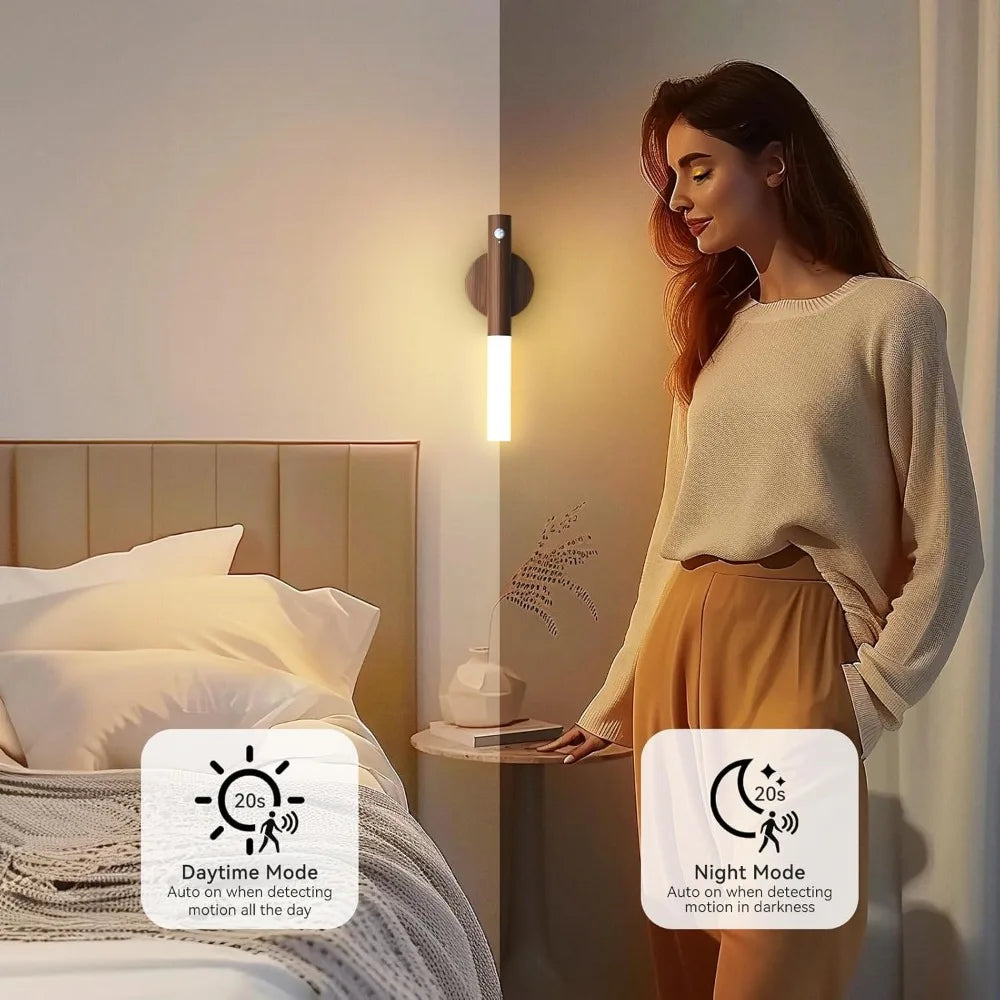 LED Night Light USB Charging Intelligent Human Induction For Bedside Cabinet Home Wardrobe Lighting Motion Sensor Light Led…